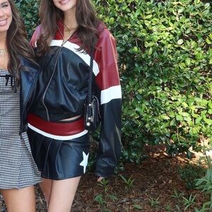 Tiger Mist Faux Leather Set